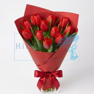 Букет цветов из: Тюльпаны